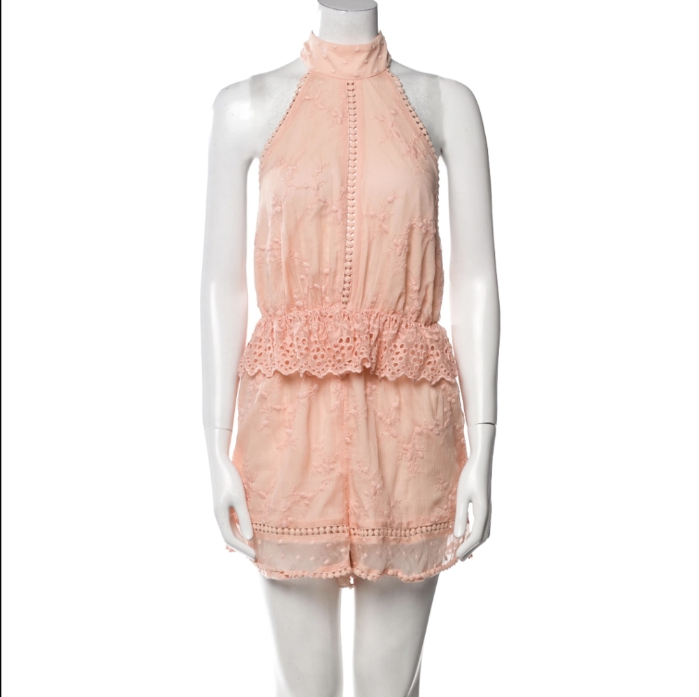 ZIMMERMANN SILK ISADORA ROMPER SIZE 1